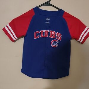 Genuine Merchandise Cubs Blue and Red Kids Jersey Size 4T